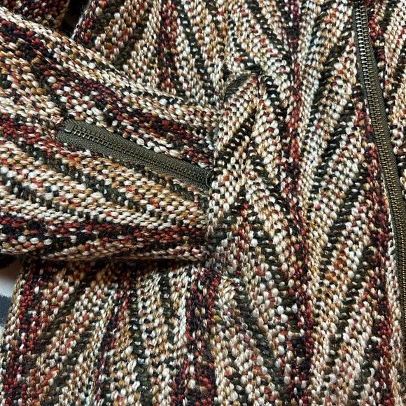 Bob Timberlake Jacquard Boho Moto Jacket (M) - Picture 9 of 12